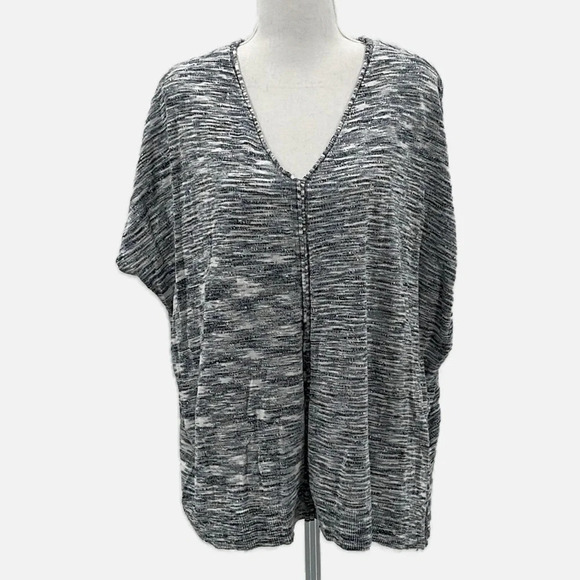 Caslon Space Dye Poncho Style Oversized Top/Swim Cover - NWOT - Small/Medium - Picture 1 of 5